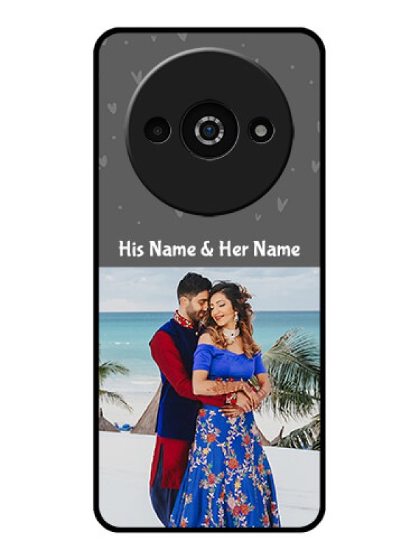 Custom Poco C61 Custom Glass Phone Case - Buy Love Design With Photo Online