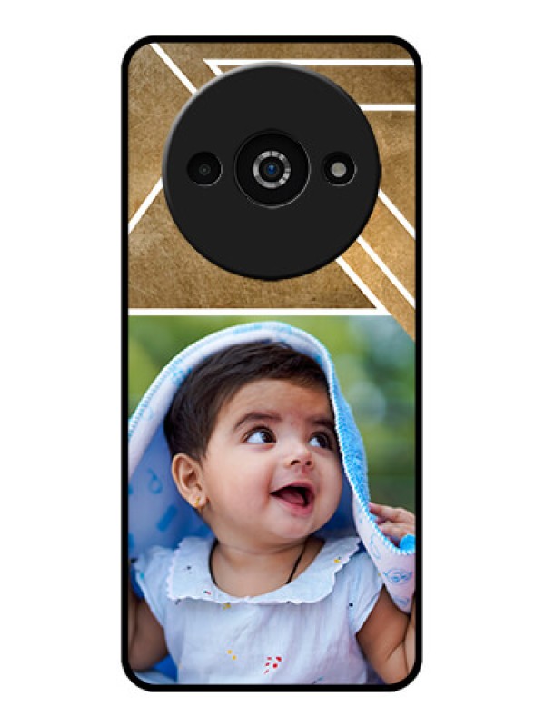 Custom Poco C61 Custom Glass Phone Case - Gradient Abstract Texture Design