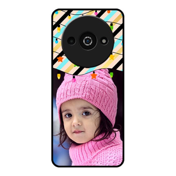 Poco C61 Custom Glass Phone Case - Lights Hanging Design