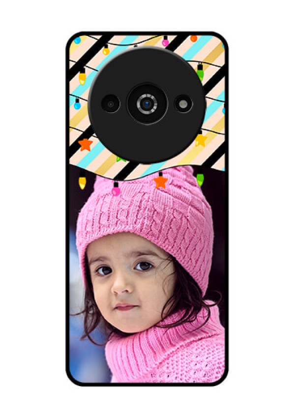 Poco C61 Custom Glass Phone Case - Lights Hanging Design
