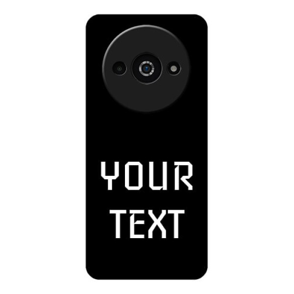 Poco C61 Custom Glass Phone Case - Your Name Design