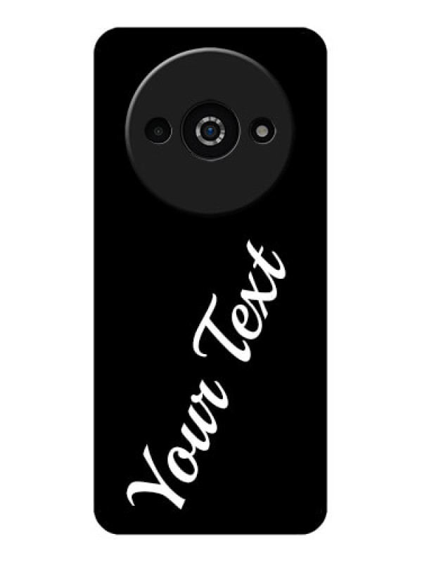 Custom Poco C61 Custom Glass Phone Case - With Your Name Design