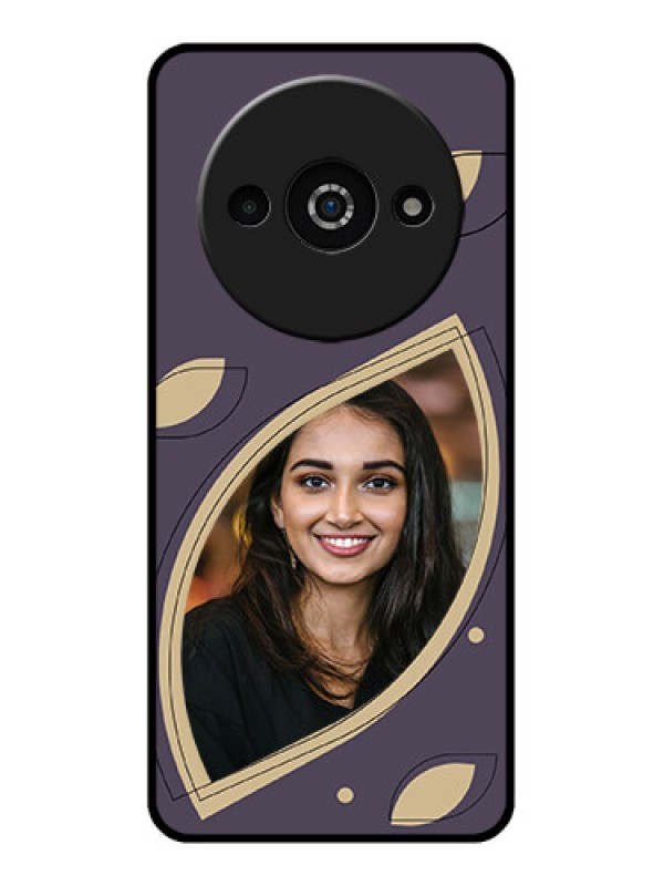 Custom Poco C61 Custom Glass Phone Case - Falling Leaf Design