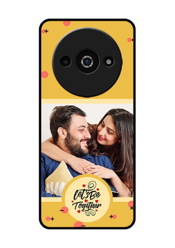 Poco C61 Custom Glass Phone Case - Lets Be Together Design