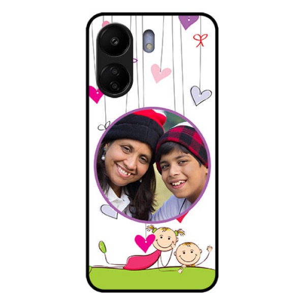 Poco C65 Custom Glass Phone Case - Cute Kids Phone Case Design Poco C65 Custom Glass Phone Case - Cute Kids Phone Case Design