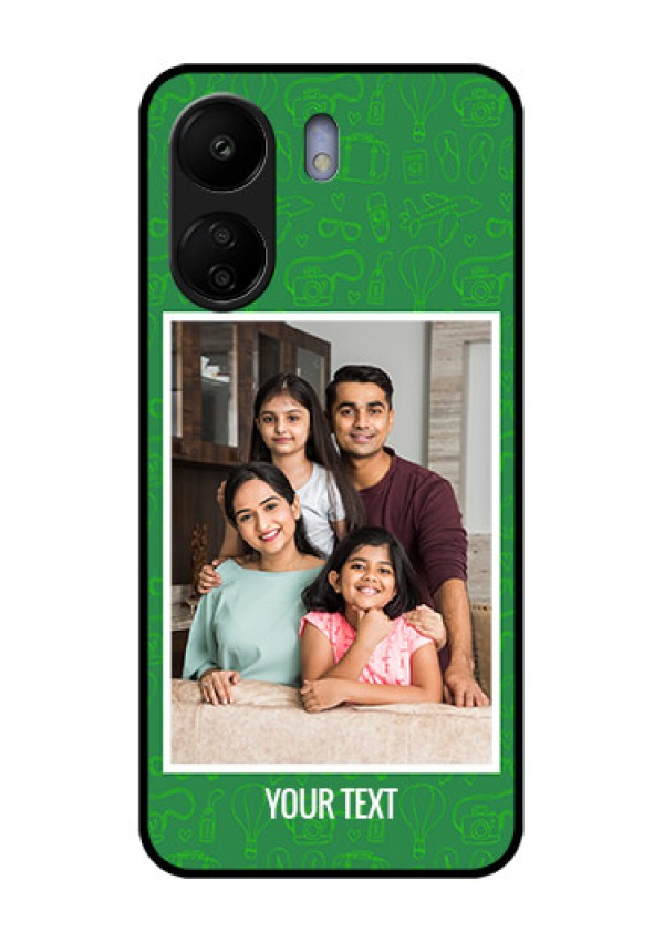 Poco C65 Custom Glass Phone Case - Picture Upload Design
