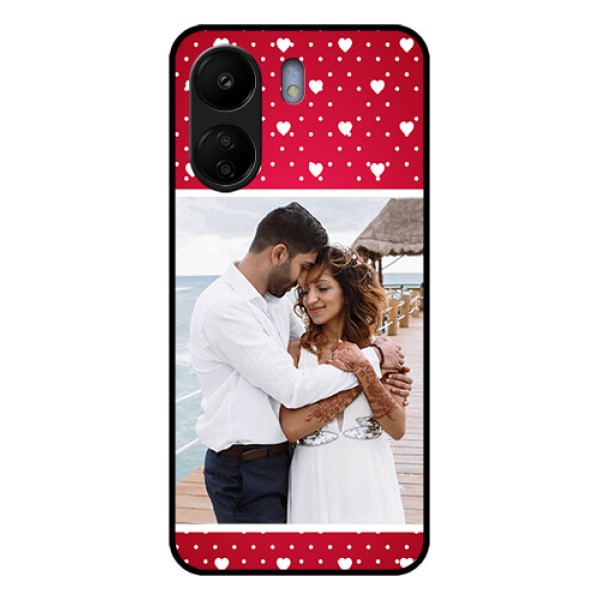 Poco C65 Custom Glass Phone Case - Hearts Mobile Case Design Poco C65 Custom Glass Phone Case - Hearts Mobile Case Design