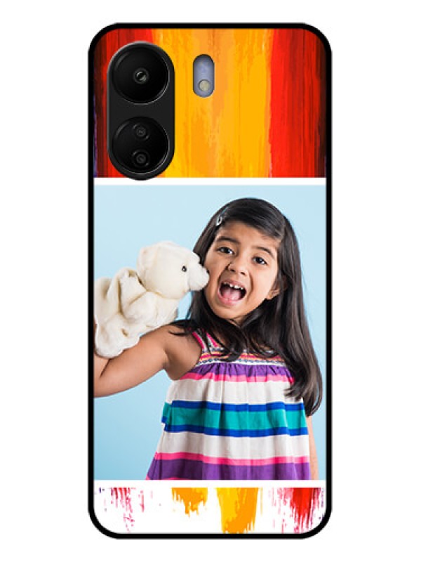 Custom Poco C65 Custom Glass Phone Case - Multi Color Design