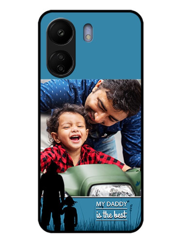 Custom Poco C65 Custom Glass Phone Case - Best Dad Design