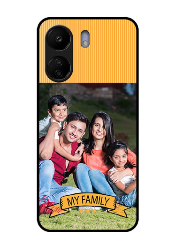 Poco C65 Custom Glass Phone Case - My Family Design