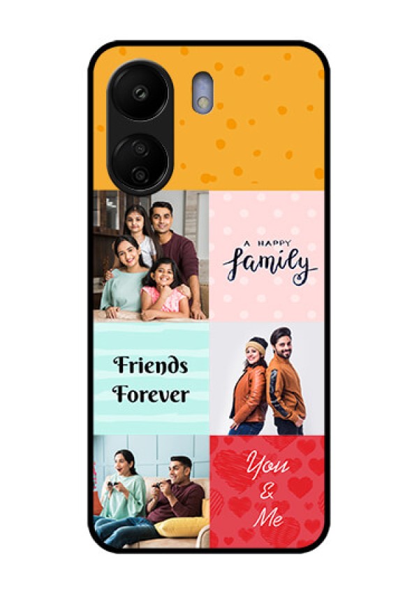 Poco C65 Custom Glass Phone Case - Images With Quotes Design