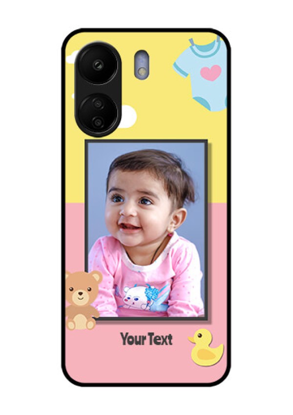 Poco C65 Custom Glass Phone Case - Kids 2 Color Design
