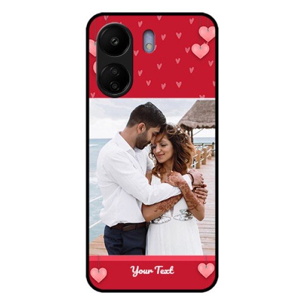 Poco C65 Custom Glass Phone Case - Valentines Day Design