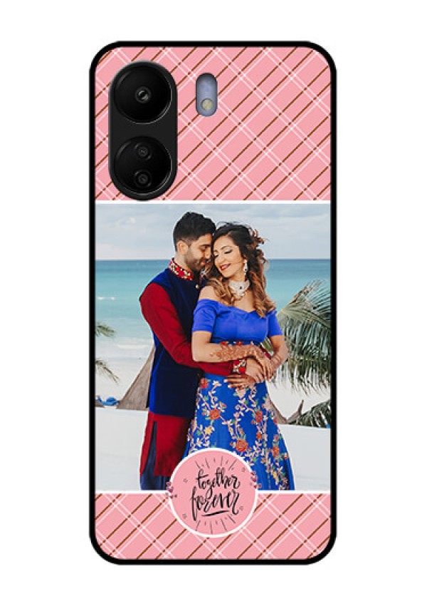 Poco C65 Custom Glass Phone Case - Together Forever Design