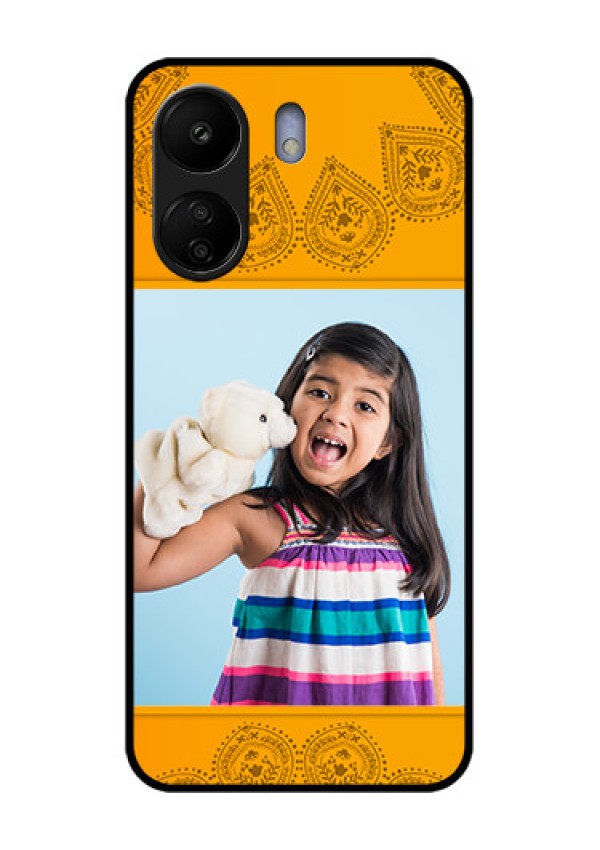 Poco C65 Custom Glass Phone Case - Photo Wedding Design