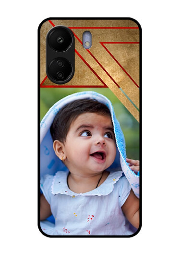 Poco C65 Custom Glass Phone Case - Gradient Abstract Texture Design