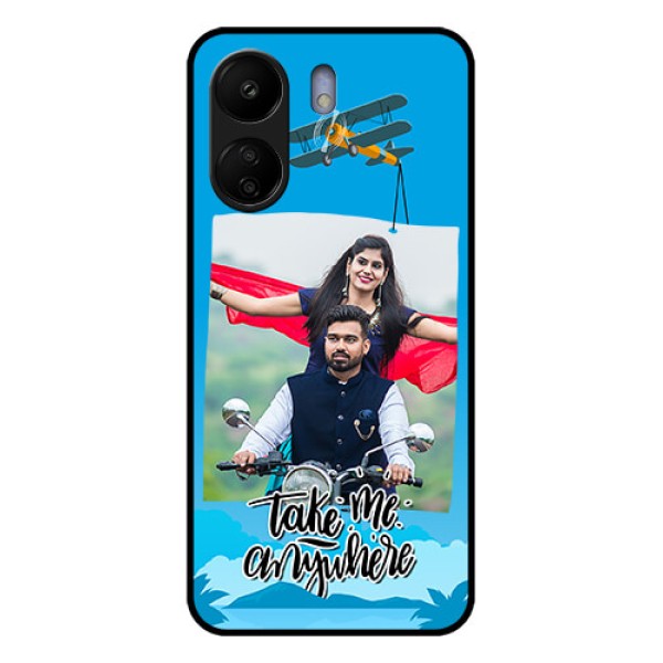 Poco C65 Custom Glass Phone Case - Traveller Design