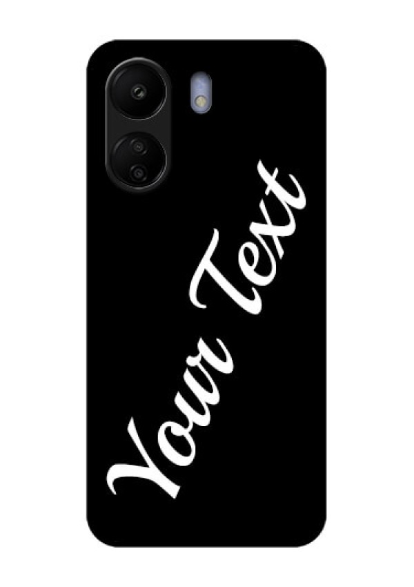 Poco C65 Custom Glass Phone Case - With Your Name Design