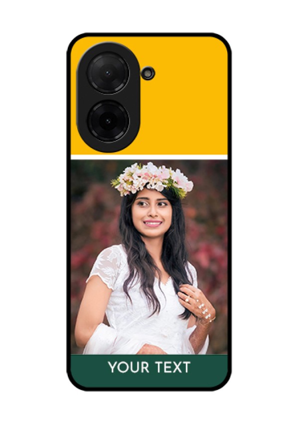 Poco C71 Custom Glass Phone Case - Love You Design