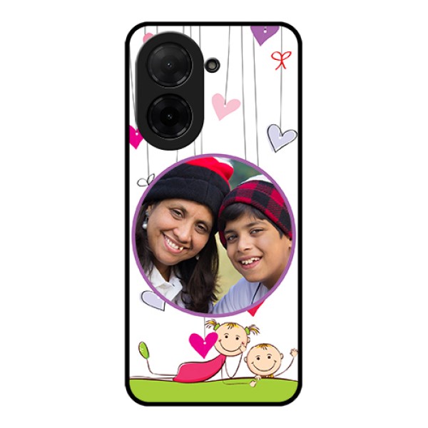 Poco C71 Custom Glass Phone Case - Cute Kids Phone Case Design Poco C71 Custom Glass Phone Case - Cute Kids Phone Case Design