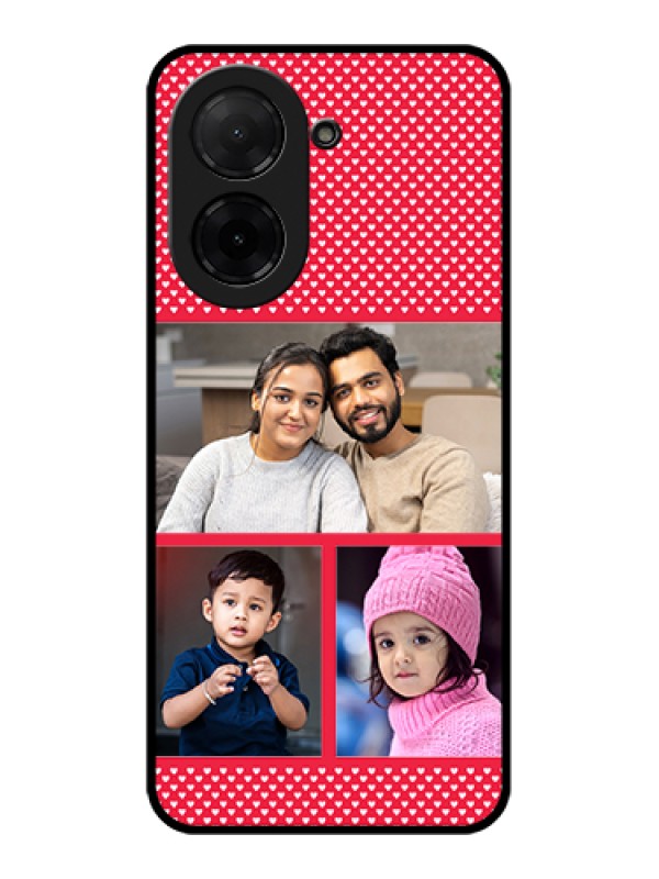 Custom Poco C71 Custom Glass Phone Case - Bulk Photo Upload Design