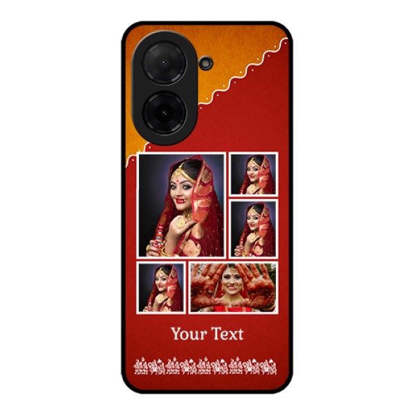 Poco C71 Custom Glass Phone Case - Wedding Pic Upload Design Poco C71 Custom Glass Phone Case - Wedding Pic Upload Design