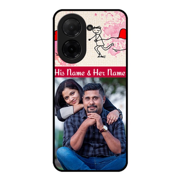 Poco C71 Custom Glass Phone Case - You And Me Case Design