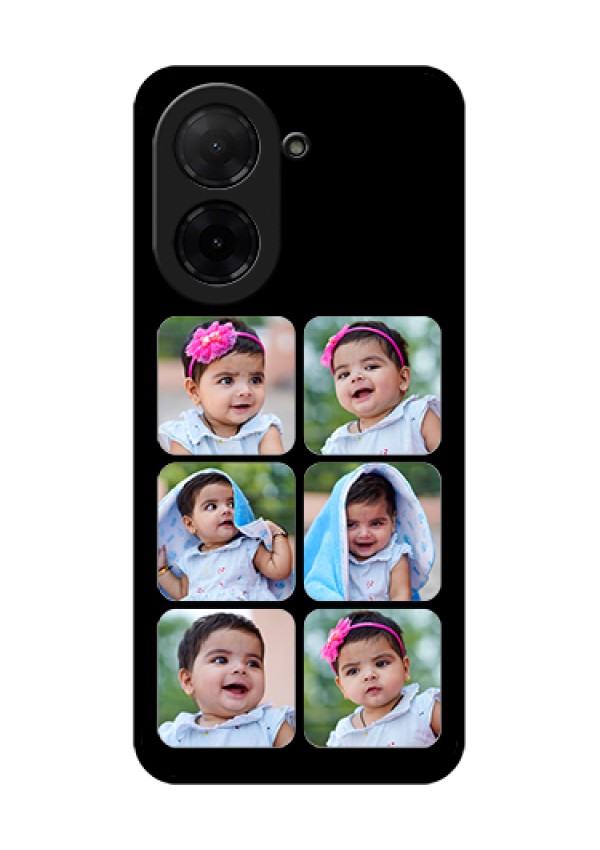 Poco C71 Custom Glass Phone Case - Multiple Pictures Design