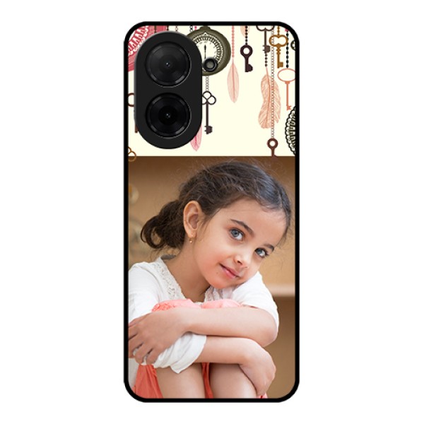 Poco C71 Custom Glass Phone Case - Boho Style Design