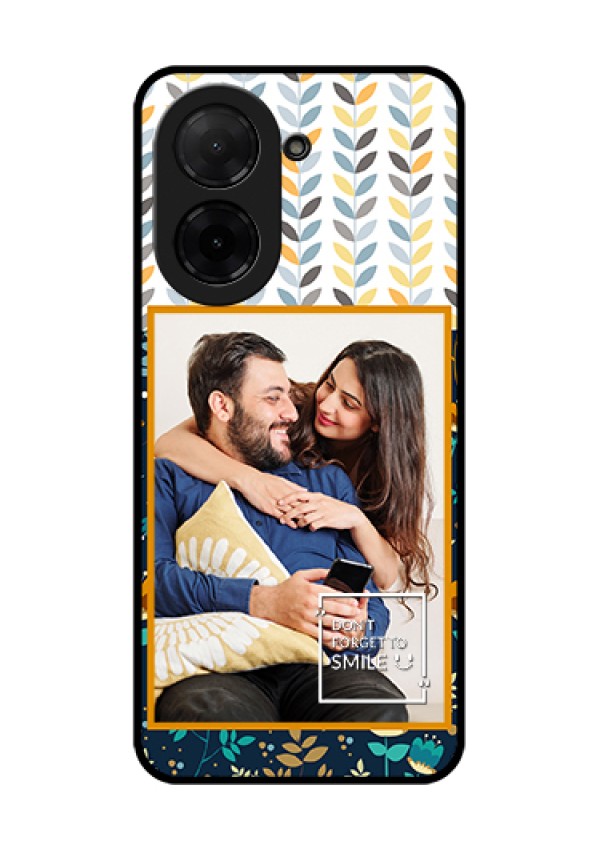 Poco C71 Custom Glass Phone Case - Pattern Design