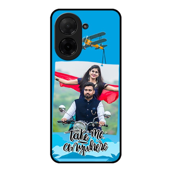 Poco C71 Custom Glass Phone Case - Traveller Design