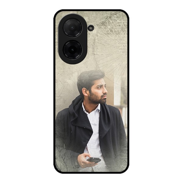 Poco C71 Custom Glass Phone Case - With Vintage Design