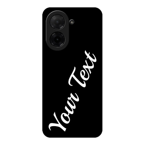 Poco C71 Custom Glass Phone Case - With Your Name Design