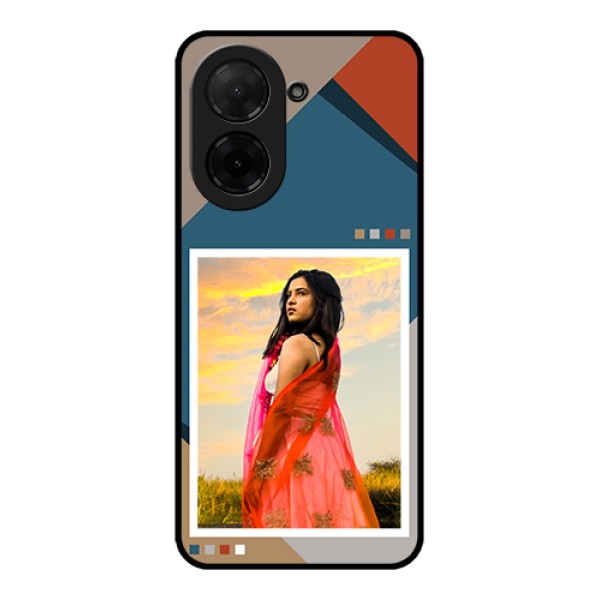 Poco C71 Custom Glass Phone Case - Retro Color Pallet Design Poco C71 Custom Glass Phone Case - Retro Color Pallet Design
