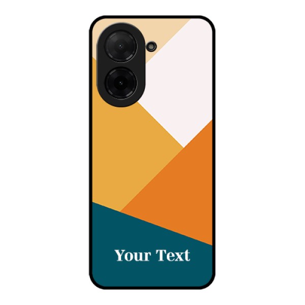 Poco C71 Custom Glass Phone Case - Stacked Multi - Colour Design Poco C71 Custom Glass Phone Case - Stacked Multi - Colour Design