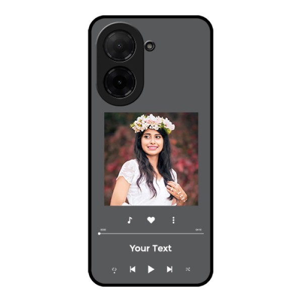 Poco C71 Custom Glass Phone Case - Play The Music Design