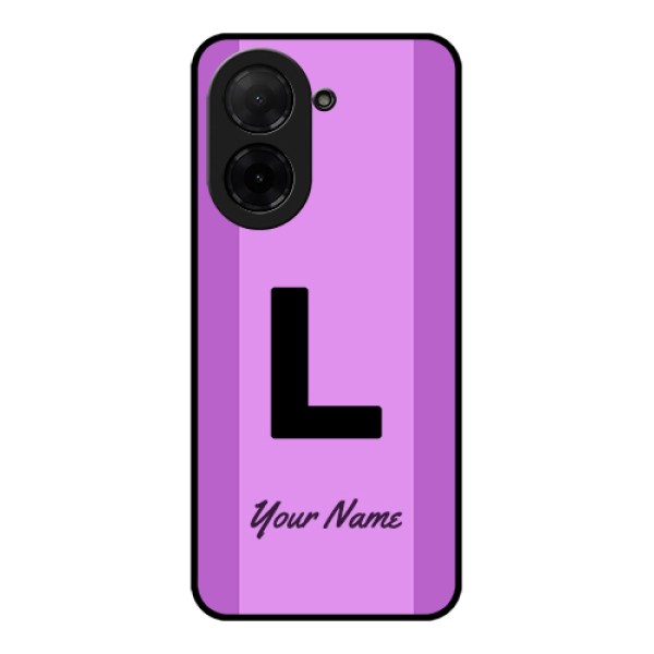 Poco C71 Custom Glass Phone Case - Tricolor Custom Text Design Poco C71 Custom Glass Phone Case - Tricolor Custom Text Design