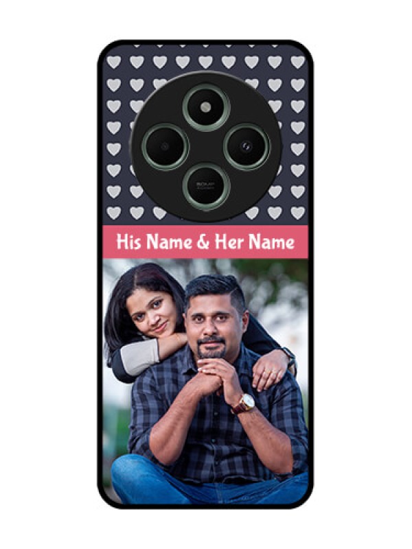 Custom Poco C75 5G Custom Glass Phone CaseLove Symbols Design