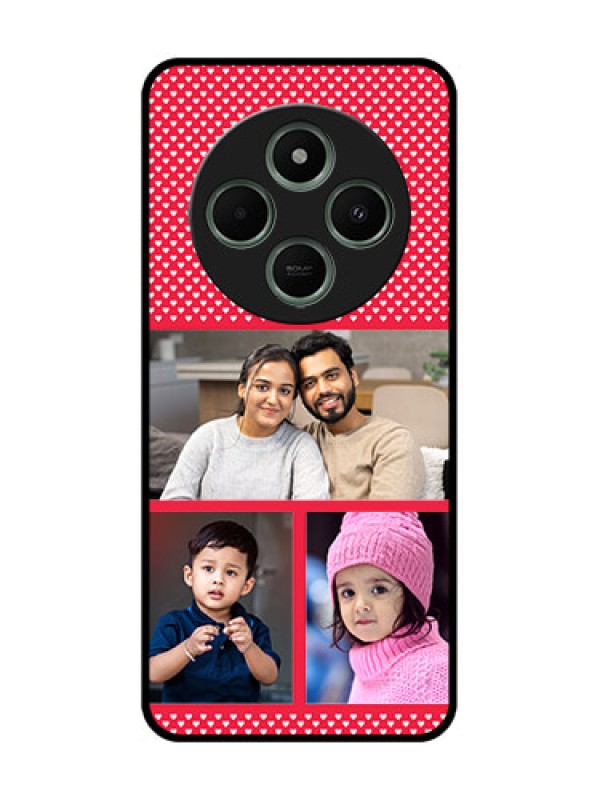 Custom Poco C75 5G Custom Glass Phone CaseBulk Photo Upload Design