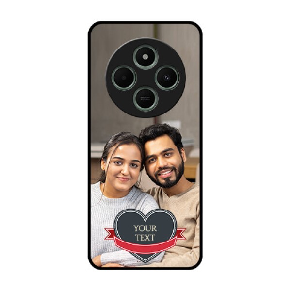 Poco C75 5G Custom Glass Phone CaseJust Married Couple Design Poco C75 5G Custom Glass Phone CaseJust Married Couple Design