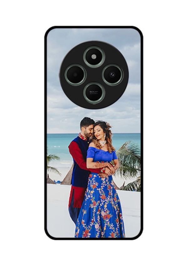 Poco C75 5G Custom Glass Phone CaseUpload Full Picture Design