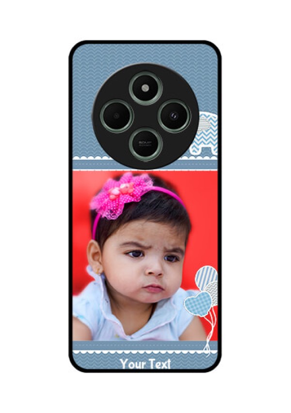 Poco C75 5G Custom Glass Phone CaseWith Kids Pattern Design