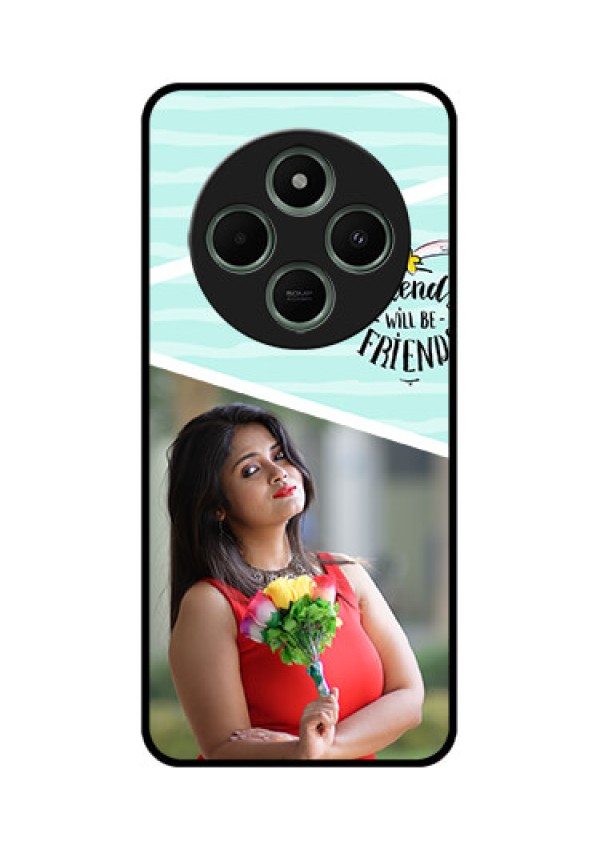 Poco C75 5G Custom Glass Phone CaseFriends Picture Icon Design