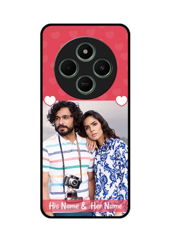 Poco C75 5G Custom Glass Phone CaseSimple Love Design