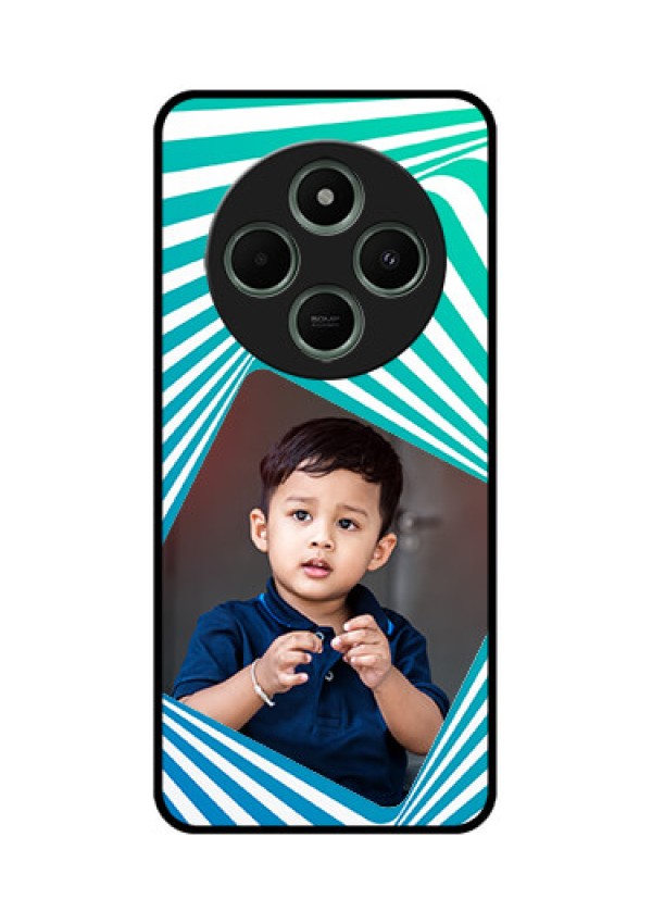 Poco C75 5G Custom Glass Phone CaseAbstract Spiral Design