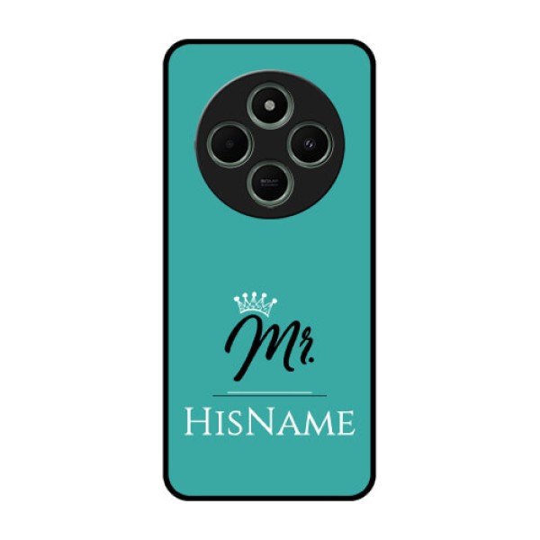 Poco C75 5G Custom Glass Phone CaseMr With Name Design