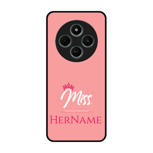 Poco C75 5G Custom Glass Phone CaseMrs With Name Design
