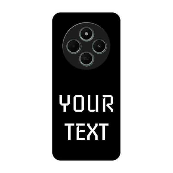 Poco C75 5G Custom Glass Phone CaseYour Name Design