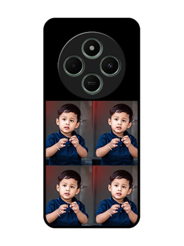 Custom Poco C75 5G Custom Glass Phone Case4 Image Holder Design