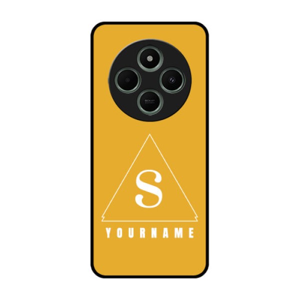 Poco C75 5G Custom Glass Phone CaseSimple Triangle Design